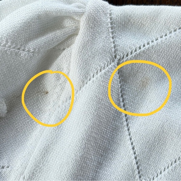 Grace Karin White Fitted Button Down Shirt cropped cardigan - Picture 7 of 7